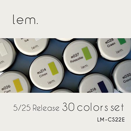Pre-order Lem Color Gel 30 Colors Set 2022E