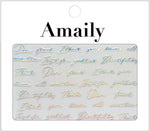 Amaily Nail Stickers No. 8-15 Letter (OS)