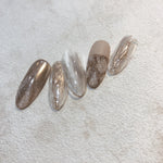 Novel Dazzle Mirror Purplish Champagne