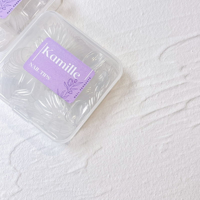Kamille Display and Practice Nail Tips Square 200pcs