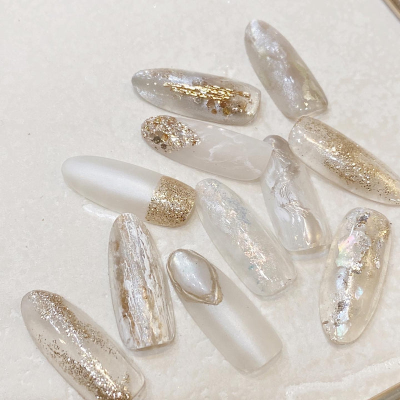 Novel Dazzle Mirror Purplish Champagne