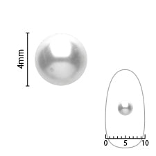 Shareydva Ball Pearl 4mm 50p
