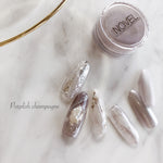 Novel Dazzle Mirror Purplish Champagne