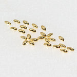 Shareydva  Leaf Gold 1 x 2mm 100P
