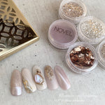 Novel Dazzle Mirror Purplish Champagne