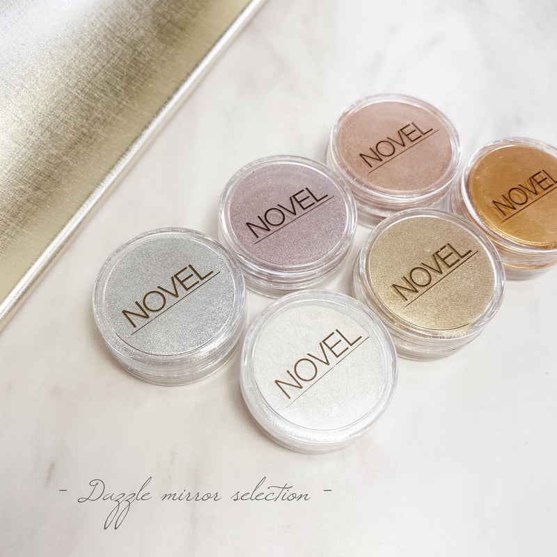 Novel Dazzle Mirror Purplish Champagne