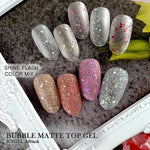 Icegel Bubble Matte Top Gel BMT-01 Cozy Silver [Bottle 9ml]